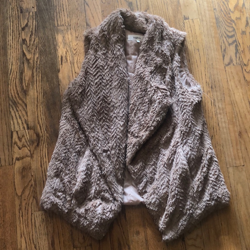 Tan Fur Vest